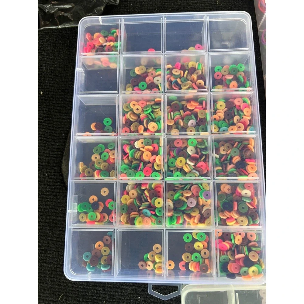 Jewelry Making Kit Kids OS Multicolor Clay Beads Alphabet Loom Bands